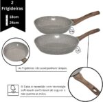 Jogo de Panelas Mimo Style 10 Peças com revestimento cerâmico, base tripla e compatível com indução. - Imagem 5