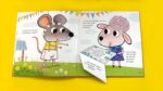 Feliz aniversário, Ratinho! é um livro interativo para crianças que celebra a amizade com abas e surpresas encantadoras. - Imagem 4