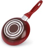 Jogo de Panelas 7 Peças Ceramic Life Easy Vermelha: antiaderente cerâmico, saudável, bonito e com menos óleo. - Imagem 6