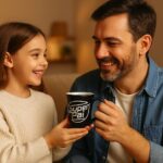 Caneca Super Pai 320ml em cerâmica: presente útil e durável para Dia dos Pais e aniversário. - Imagem 3