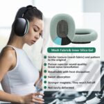 Almofadas Earrock para AirPods Max com conforto premium, isolamento acústico e ímã forte na cor verde - Imagem 5