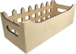 Bandeja em MDF com alças: ideal para cestas de café da manhã, presentes e organização com charme rústico. - Imagem 6