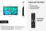 Samsung Smart TV 32 HD H5000F 2025 com HDR, Tizen, canais grátis e som imersivo para seu entretenimento. - Imagem 3