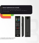 Smart TV HQ 24 HD sem bordas Android 12, design slim e imagem nítida para sua casa. - Imagem 4