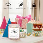 Vela Homsolver 30 anos para mulheres, presente de aniversário 1996 com aroma de bolo e baunilha para decoração - Imagem 3