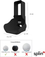 Splin Suporte para Echo Dot 5 ou 4: compacto, sem cabos aparentes, encaixe firme e praticidade na tomada. - Imagem 7