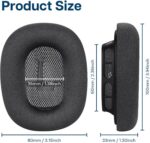 Almofadas MMOBIEL para AirPods Max: conforto, isolamento acústico e encaixe perfeito em Cinza Espacial - Imagem 7