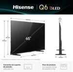 Hisense Smart TV UHD 4K QLED 65 65Q6QV com HDR10+ e Dolby Atmos: imagem e som premium para sua casa - Imagem 10
