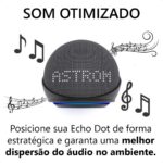 Suporte para Fixar na Parede para Alexa Echo Dot 4 e 5: mais espaço, instalação fácil e encaixe seguro. - Imagem 3