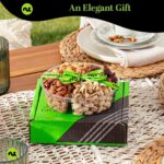 Cesta gourmet de nozes sortidas Nut Cravings, presente Kosher 450 g com 4 misturas, ideal para festas e datas especiais - Imagem 6