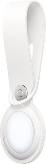Apple Pulseira para AirTag Branca: fixação leve e resistente para manter seu AirTag sempre no lugar com segurança. - Imagem 3