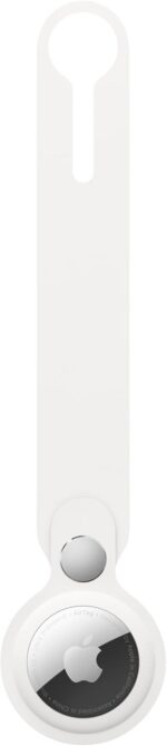 Apple Pulseira para AirTag Branca: fixação leve e resistente para manter seu AirTag sempre no lugar com segurança. - Imagem 4