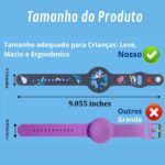 Pulseira Infantil Compatível com Airtag Apple: ajuste, conforto e segurança à prova d’água para rastrear seu filho com tranquilidade. - Imagem 7