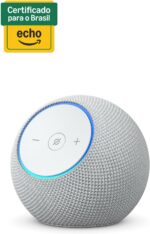 Echo Dot Max com som envolvente e hub inteligente integrado, ideal para sua sala de estar, branco, com Alexa+ - Imagem 3