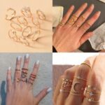 Anéis empilháveis ajustáveis minimalistas e boêmios: elegância diária com motivos celestiais, presente perfeito para ela - Imagem 4