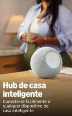 Amazon Echo Studio branco com som espacial imersivo e Dolby Atmos para áudio premium e casa inteligente integrada - Imagem 4