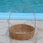 Cesta redonda de bambu artesanal para café da manhã e presentes, elegante, versátil e ideal para montar kits e cestas decorativas. - Imagem 8