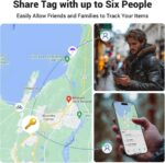 UGREEN Smart Tag compatível com Apple Find My: rastreador Bluetooth para chaves e bolsas, à prova d’água e prático para encontrar itens. - Imagem 5