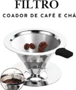 Kit Cesto Cozedor a Vapor Inox + Infusor Reutilizável: mais saúde, praticidade e sabor na cozinha. - Imagem 3