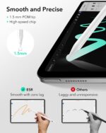 ESR Geo Digital iPad Pencil Findmy branco: precisão, atalhos fáceis e compatibilidade com iPad 2018-2025 - Imagem 8