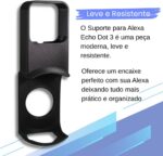 Suporte para Alexa Echo Dot 3: compacto, resistente e sem fios, organiza sua tomada com encaixe seguro e prático. - Imagem 5