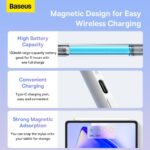 Baseus Caneta Pencil para iPad com Palm Rejection e ponta 1.0mm: precisão e conforto para escrever e desenhar com mais controle. - Imagem 7