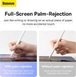 Baseus Caneta Pencil para iPad com Palm Rejection e ponta 1.0mm: precisão e conforto para escrever e desenhar com mais controle. - Imagem 8