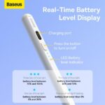Baseus Caneta Pencil para iPad com Palm Rejection e ponta 1.0mm: precisão e conforto para escrever e desenhar com mais controle. - Imagem 9
