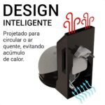 Sculpy Suporte de Tomada para Alexa Echo Dot 4ª Geração: organiza, economiza espaço e protege seu aparelho. - Imagem 7