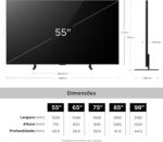 TCL PREMIUM 4K QD-Mini LED 55 A400M: imagem vibrante, 144 Hz VRR e Google TV para máximo desempenho e compra certa. - Imagem 3