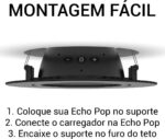 Sculpy Suporte para Alexa Echo Pop embutir no teto de gesso: instalação prática, discreta e som bem distribuído. - Imagem 6