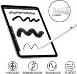 Caneta Stylus para iPad 2018 a 2025 com Palm Rejection, Bluetooth e pontas extras para estudo, desenho e trabalho - Imagem 7