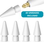 Kit 4 Pontas para Apple Pencil com Alta Precisão e Fácil Instalação - Alphix - Imagem 6