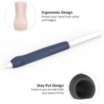 NIUTRENDZ Punhos de silicone para Apple Pencil: aderência confortável, proteção e compatibilidade com Pro, 2ª e USB-C. - Imagem 4