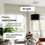 Suporte de teto Splin para Echo Dot e Echo Pop com tela acústica e trava anti-furto, instalação embutida e discreta. - Imagem 6
