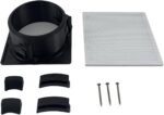 Suporte de teto Splin para Echo Dot e Echo Pop com tela acústica e trava anti-furto, instalação embutida e discreta. - Imagem 8