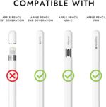 iPencil Grip 4 cores: silicone macio, proteção e conforto para Apple Pencil Pro, 2ª geração e USB-C - Imagem 3