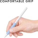 iPencil Grip 4 cores: silicone macio, proteção e conforto para Apple Pencil Pro, 2ª geração e USB-C - Imagem 5