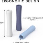 iPencil Grip 4 cores: silicone macio, proteção e conforto para Apple Pencil Pro, 2ª geração e USB-C - Imagem 6
