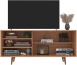 Rack para TV San Diego Freijó até 55 polegadas: moderno, funcional e ideal para sua sala. - Imagem 5