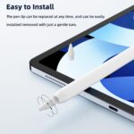 AreMe tampa magnética e pontas de reposição para Apple Pencil 1ª geração, pacote com 6 para escrita precisa - Imagem 3