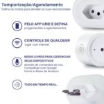 Kit 2 Tomadas Inteligente WiFi NovaDigital: automação prática, controle remoto e compatibilidade com Google Home e Alexa - Imagem 8