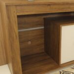 Rack para Sala de Estar com 2 Portas Lavanda, ideal para TVs de até 55 polegadas e mais organização no ambiente - Imagem 6