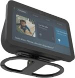 Suporte ajustável PEKO para Alexa Echo Show 8 3ª Geração: mais estabilidade, ângulo ideal e base antiderrapante em preto. - Imagem 4