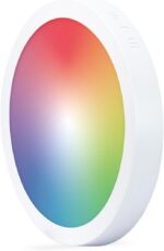 Painel LED inteligente EKAZA RGB 18W com dimmer, Wi-Fi/Bluetooth, 1500lm e compatível com Alexa e Google Assistente - Imagem 4