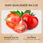 Painel LED inteligente EKAZA RGB 18W com dimmer, Wi-Fi/Bluetooth, 1500lm e compatível com Alexa e Google Assistente - Imagem 17