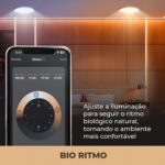Painel LED inteligente EKAZA RGB 18W com dimmer, Wi-Fi/Bluetooth, 1500lm e compatível com Alexa e Google Assistente - Imagem 18
