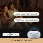 Painel LED inteligente EKAZA RGB 18W com dimmer, Wi-Fi/Bluetooth, 1500lm e compatível com Alexa e Google Assistente - Imagem 19