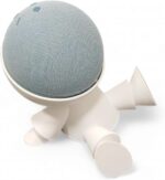 Suporte Mesa Robô Alexa Echo Dot 4 e 5 Branco: design divertido, decoração criativa e encaixe ideal para sua caixa de som. - Imagem 3