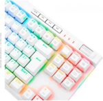 Redragon Magic Wand Pro RGB Branco: teclado óptico gamer ABNT2 com switch vermelho e alta precisão para jogos. - Imagem 8